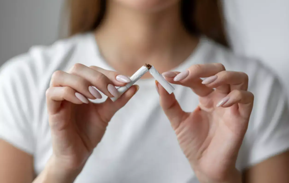 In France, smoking will be prohibited in public places around children as of July 1.